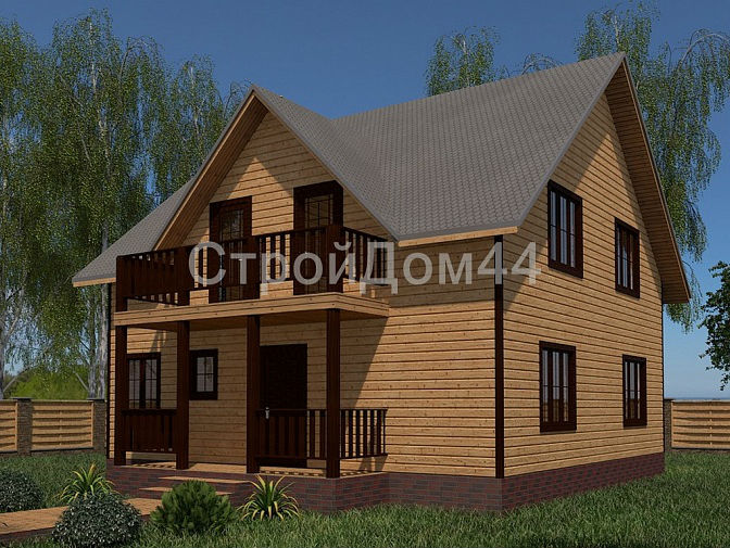 Проекты каркасных домов 7x9 в Перми