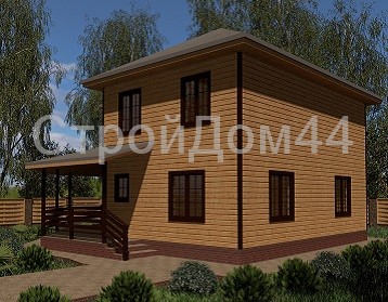 Двухэтажные дома. Строительство под ключ из бруса в Минске и Беларуси. Доступные цены.