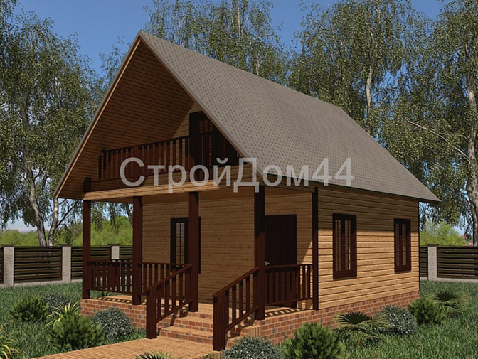 Проекты домов 60 м2 - Планировка дома 60 кв м в Москве - Дачный сезон