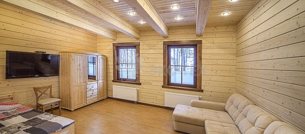 Интерьер деревянного дома из бруса внутри фото, дизайн.