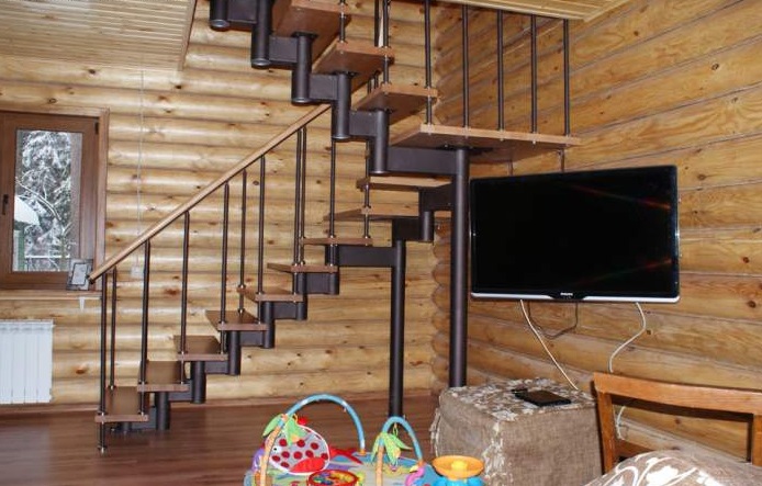 Круглые деревянные лестницы